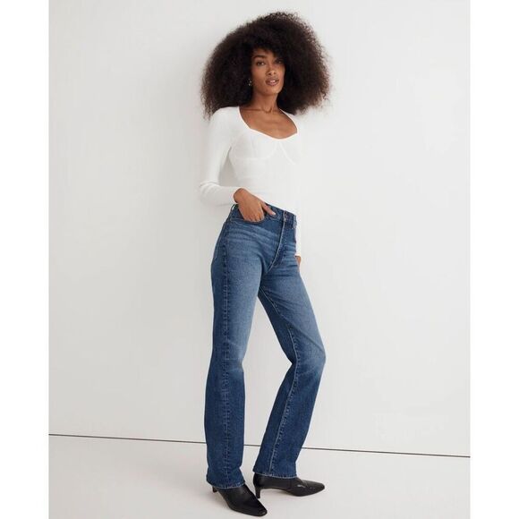 Madewell The '90s Straight Jean Barlow Wash Size 25 - Picture 1 of 11